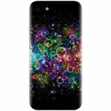 Husa silicon pentru Apple Iphone 5 / 5S / SE, Rainbow Colored Soap Bubbles