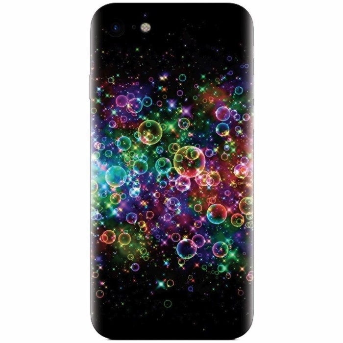 Husa silicon pentru Apple Iphone 5 / 5S / SE, Rainbow Colored Soap Bubbles Husa silicon pentru Apple Iphone 5 / 5S / SE, Rainbow Colored Soap Bubbles