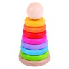 Piramida din lemn - Curcubeul PlayLearn Toys, BigJigs Toys