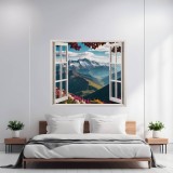 Folie imprimata color pentru decor perete locuinta, dimensiune 125 x 110cm, model: VIEW TO HAVEN 35 FAVLine Selection, Oem