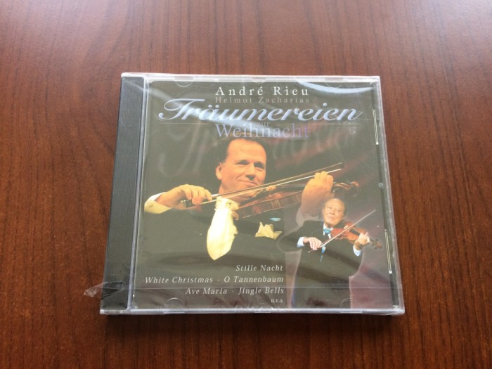 Andre Rieu Helmut Zacharias Traumereien Zur Weihnacht cd disc muzica clasica romantica usoara BMG Ariola 1999 sigilat nou