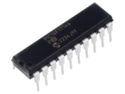 Microcontroler PIC16 28kB ADC DAC THT foto