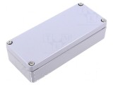 Carcasă universală din aluminiu gri 64x150x34 mm