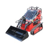 Mini &icirc;ncarcator frontal pe senile THOR, 15 CP, cupa 0,15 m3, ridicare 300 kg