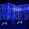 PERDEA LUMINOASA CU LEDURI,EFECT CASCADA/PLOAIE, 480 LEDURI,LUNGIME 3M PE 2,4 M.