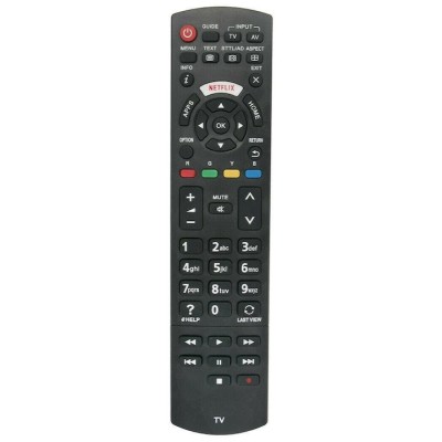 Telecomanda pentru Panasonic N2QAYB001008, x-remote, Netflix, Negru foto