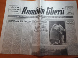 Ziarul romania libera 14 iulie 1990-o luna de la mineriada,demonstratie pasnica