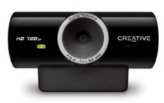 Camera Web Creative Live Cam Sync, HD (Negru) foto