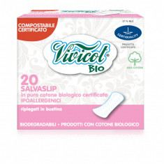 Protej slip din bumbac bio, hipoalergenic, compostabil - Normal ( 20 buc ) -