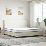 vidaXL Saltea din spumă cu memorie, 200 x 180 x 17 cm