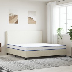 vidaXL Saltea din spumă cu memorie, 200 x 180 x 17 cm, moale