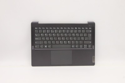 Carcasa superioara cu tastatura palmrest Laptop, Lenovo, Ideapad 5 Pro 14ITL6 Type 82L3, 5CB1C04955, AM381000H10, gri, layout UK foto