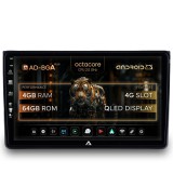 Cumpara ieftin Navigatie Audi A4(B6 B7) Seat Exeo, Android 13, A-Octacore 4GB RAM + 64GB ROM, 9 Inch - AD-BGA9004+AD-BGRKIT425