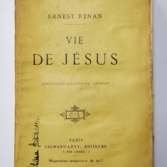 VIE DE JESUS par ERNEST RENAN , 1918