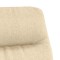 Scaun de relaxare, crem, material textil - 6