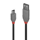 Cablu Lindy 05m USB 2.0 Type A-Mini USB