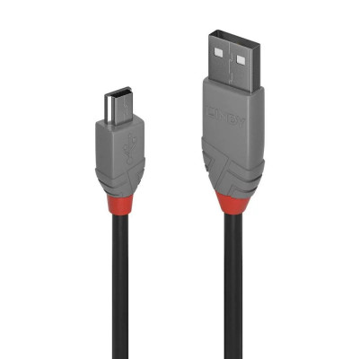 Cablu Lindy 05m USB 2.0 Type A-Mini USB foto