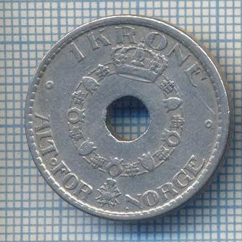 AX 341 MONEDA - NORVEGIA - 1 KRONE -ANUL 1949 -STAREA CARE SE VEDE
