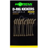 D-Rig Kickers Brown 10buc marime M