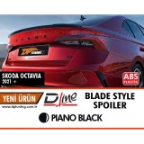 Spoiler portbagaj Blade Style pentru Skoda Octavia 4 2020+, ABS negru pian
