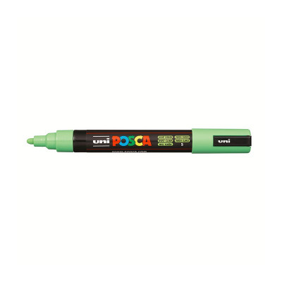 Marker universal UNI PC-5M Posca, 1.8-2.5 mm, verde deschis foto