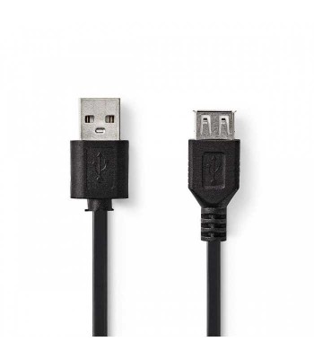 Cablu Nedis USB 2.0 A tata - USB A mama 2m foto