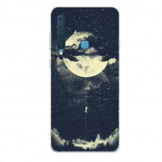 Husa Samsung Galaxy A9 2018 Silicon Gel Tpu Model Moon Climbing foto