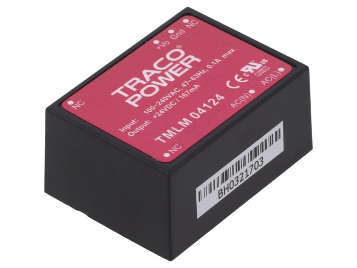Convertor AC/DC 4W 24VDC TMLM 04124
