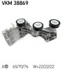 SKF VKM 38869 rola intinzator,curea transmisie