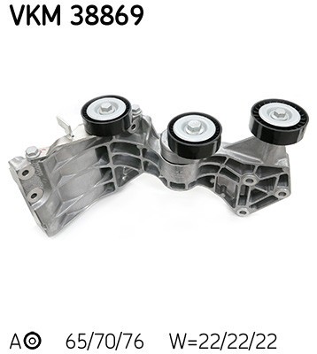 SKF VKM 38869 rola intinzator,curea transmisie
