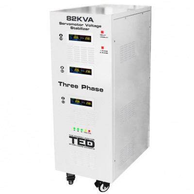 Stabilizator retea maxim 82KVA-SVC cu servomotor trifazat-trifazat TED000224 SafetyGuard Surveillance foto