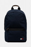 Tommy Jeans rucsac barbati, culoarea albastru marin, mare, neted, AM0AM12407