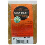 Curry Madras Picant Herbavit, 100g - Condiment Aromatic Indian pentru Carne, Peste, Legume, Orez, Sosuri, Supe