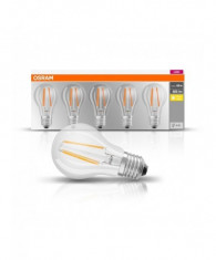 Set 5 becuri led osram e27 7w 806 lumeni lumina foto