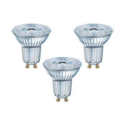 Set 3 becuri PAR16 LED 4.3W 350lm 2700K GU10 Osram 4058075818392 foto