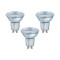 Set 3 becuri PAR16 LED 4.3W 350lm 4000K GU10 Osram 4058075818415