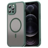 Husa iPhone 12 Pro Asteroid GSM HaloFrost II MagSafe, verde