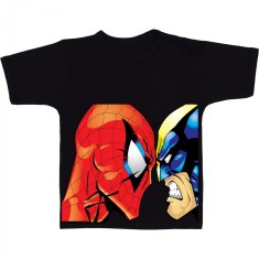 Tricou &amp;quot; SpiderMan vs Wolverine &amp;quot; foto