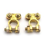 Set borne baterie auto din cupru CARGUARD (+/&ndash;) &ndash; terminale acumulator rezistente