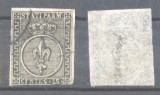 Italy Parma 1852 Coat of arms 15C Mi.3P PROOFS SIGNED used AM.354, Stampilat
