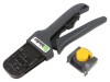 Tool for crimping single contacts M16