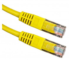 Cablu retea Esperanza EB281Y UTP Cat 6 Patchcord 0.5 m Galben foto