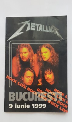 METALLICA. București 9 iunie 1999 (foarte rară!!!) foto
