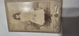 Fotografie cabinet , anii 1900 , atelier fotografic WAISMAN BUCURESTI