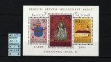 Timbre Liechtenstein, 1985 | Istorie, Religie, Vatican | Bloc / Minisheet MNH, Nestampilat