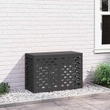 vidaXL Husă pentru aer condiționat Negru 90 x 40 x 60 cm Oțel