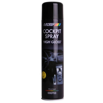 Spray de Bord Motip Cockpit, 600 ml, Lucios, Spray Bord, Spray Masina, Spray Curatare Bord, Spray Curatare Auto, Sray Motip Cockpit, Spray Bord Semilu foto