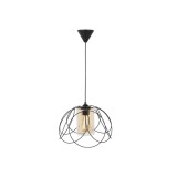 Pendul Leylak Negru 1xE27 60W, Erste