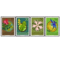Liechtenstein 1971 - flori, serie neuzata