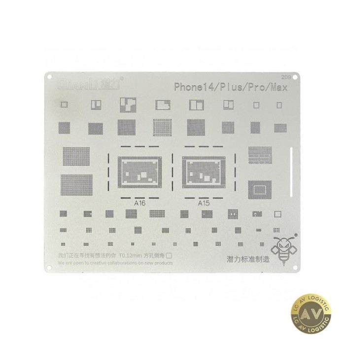 Sita BGA QIANLI QS209 pentru Apple iPhone 14 / 14 Plus / 14 Pro / 14 Pro Max